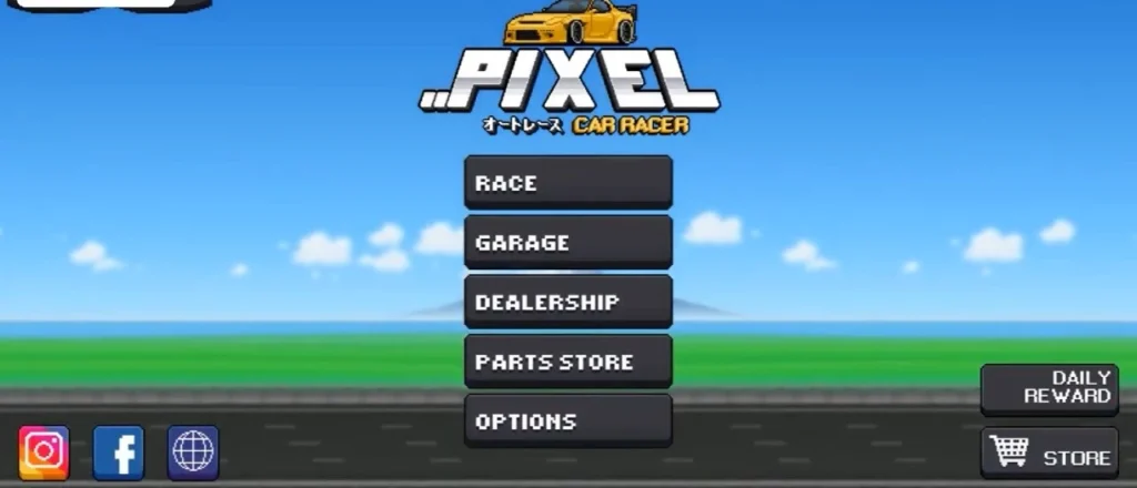 Pixel Car Racer Mod Apk